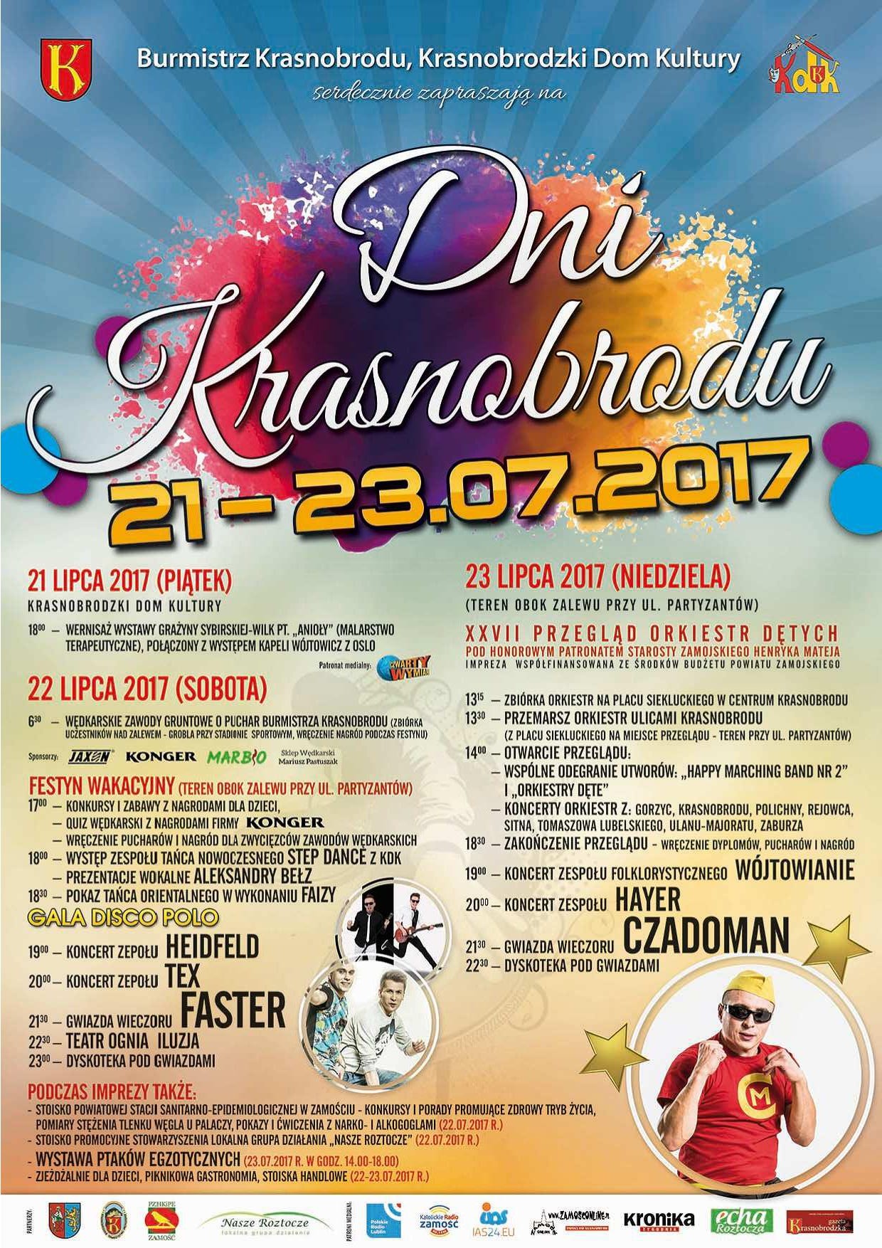 Dni Krasnobrodu 2017 plakat mały