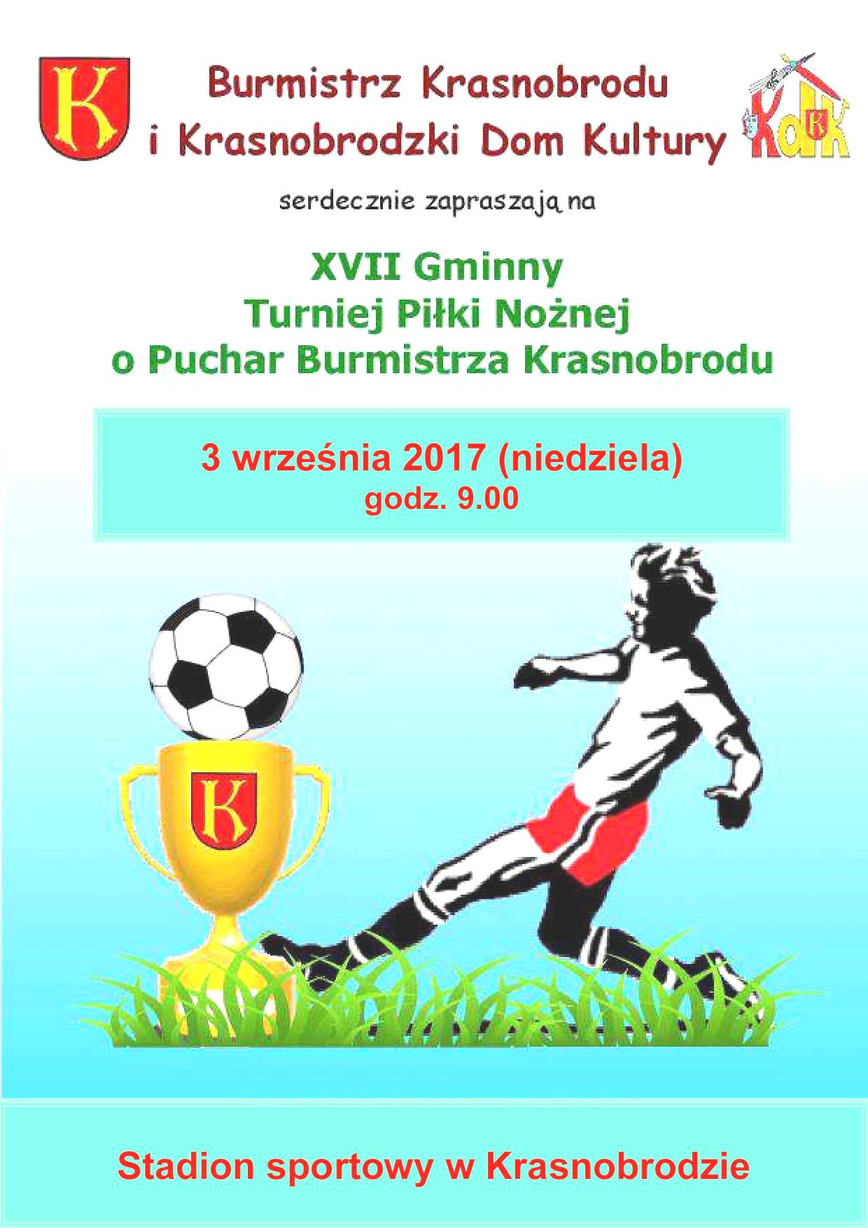 2017.09.03 XVII Turniej Piłki Nożnej o puchar Burmistrza