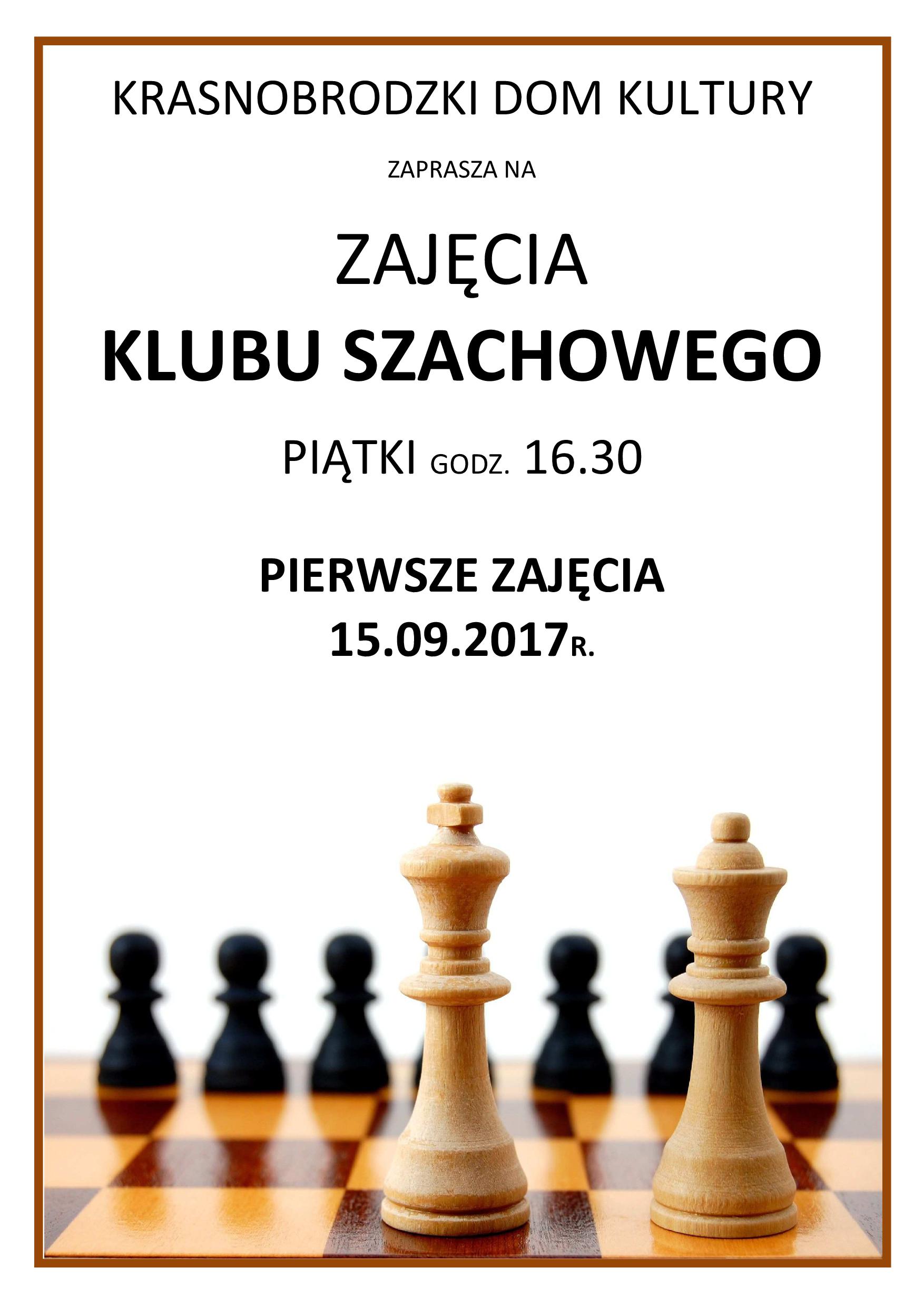 plakat A3 zajęcia szachowe