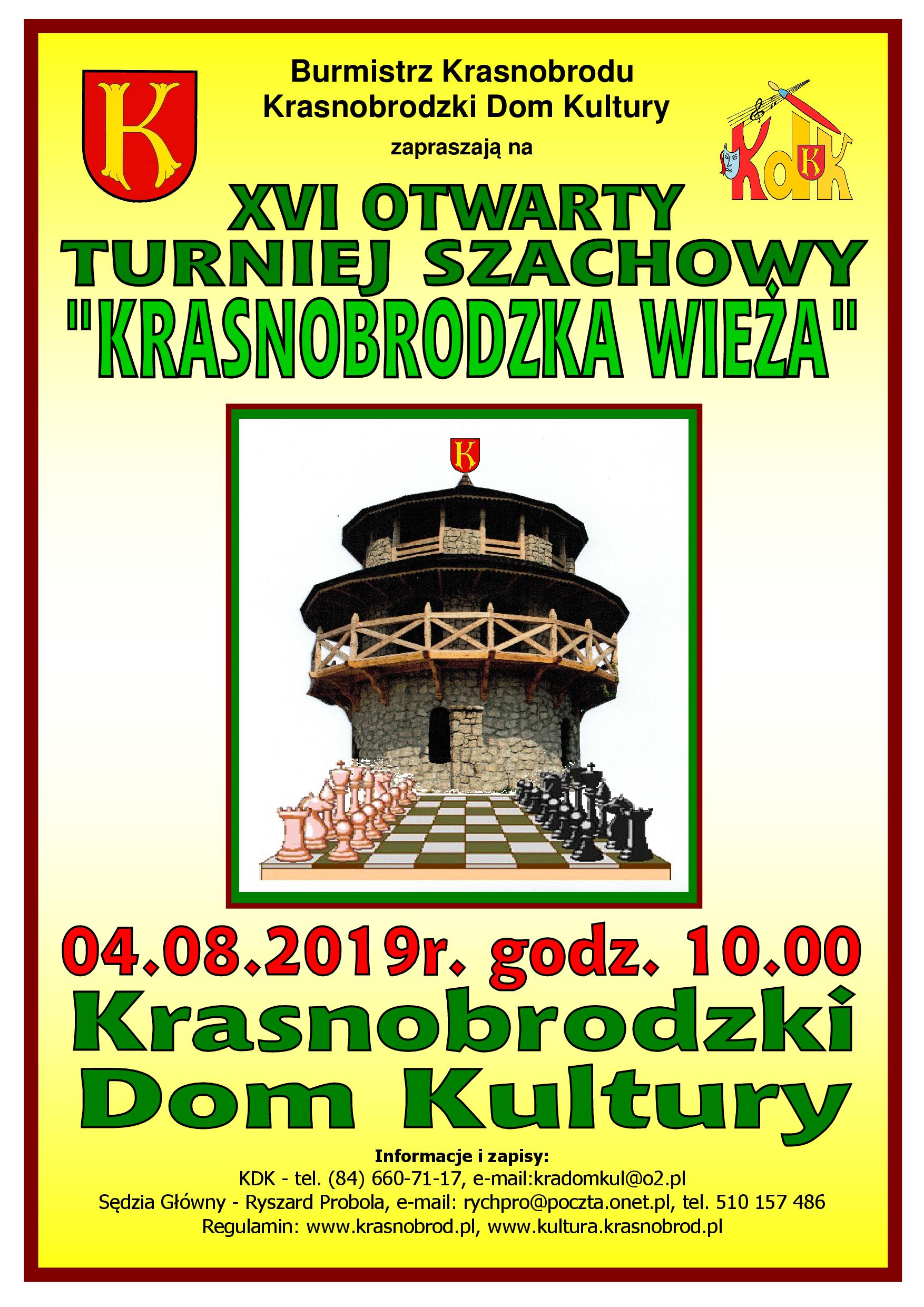 Plakat Krasnobrodzka Wieża 2019