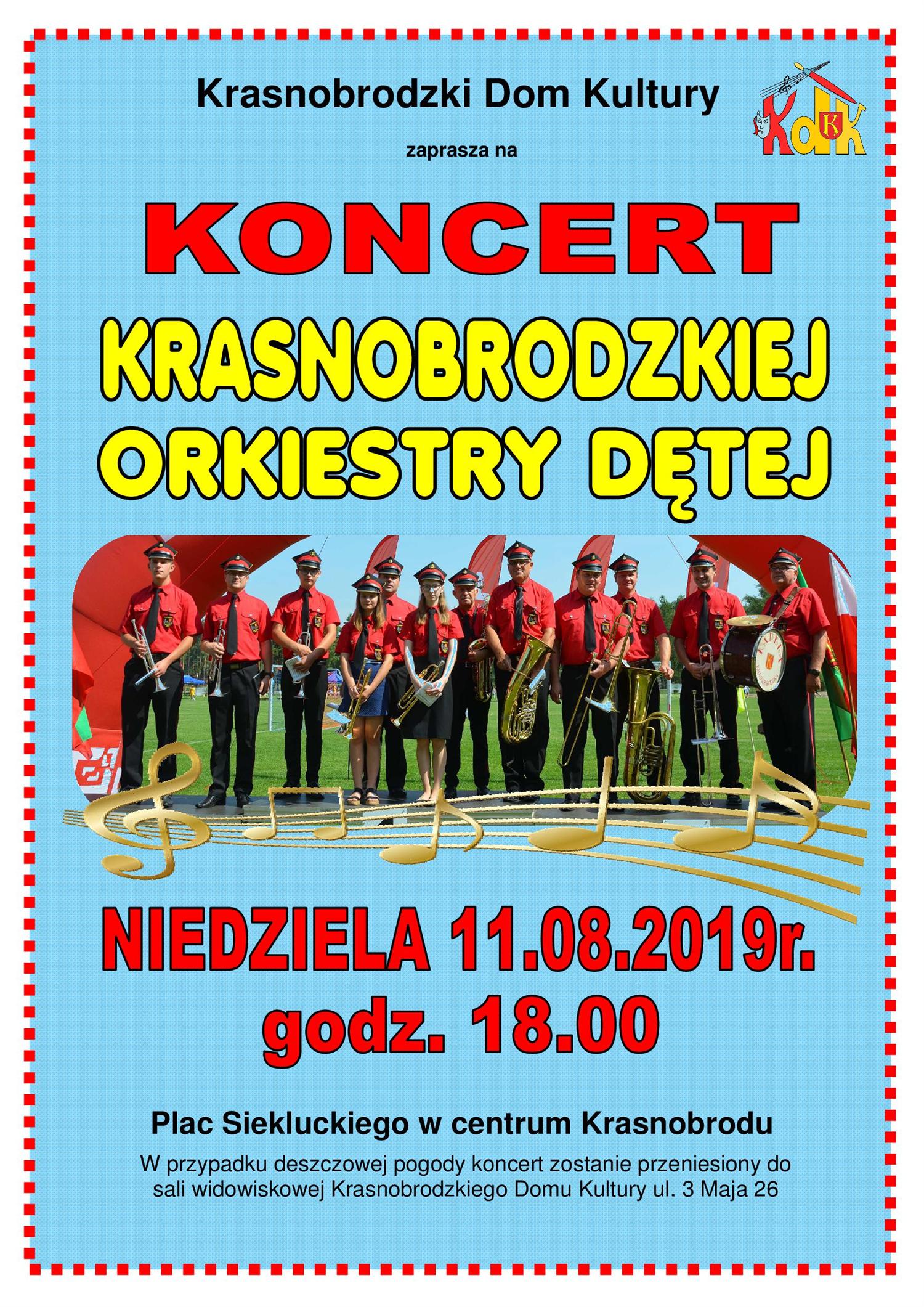 2019.08.11 Koncert Krasnobrodzkiej Orkiestry Dętej 