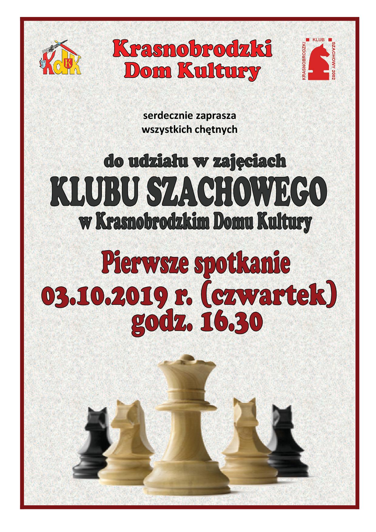 Plakat szachy 2019